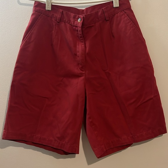Vintage L.L. Bean High Waisted Trouser Shorts Size 10 - Picture 3 of 6